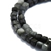 Natural Hawk's Eye Beads Strands G-P457-B01-44-2