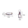 Brass Lobster Claw Clasps KK-CJ0001-35-2
