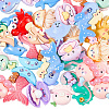 40Pcs 3 Styles Opaque Resin Decoden Cabochons CRES-SP0001-18-7
