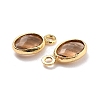 Eco-Friendly Brass with Glass Pendants KK-K268-01P-3