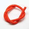 Imitation Amber Resin Heishi Beads Strands RESI-A009G-6mm-06-2