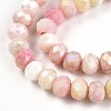 Ombre Effect Dyed Glass Beads Strands GLAA-C023-02-A03-3