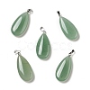 Natural Green Aventurine Pendants G-P474-01P-13-1