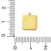 304 Stainless Steel Enamel Charms STAS-F331-01B-G-3
