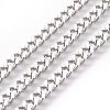 Tarnish Resistant 304 Stainless Steel Twisted Chains Curb Chain CHS-R001-1.2mm-1