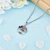 32Pcs 8 Styles Alloy European Dangle Charms FIND-FH0006-05-4