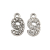 304 Stainless Steel Pendants STAS-L080-002P-09-1