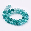 Two Tone Natural White Jade Bead Strands G-R165-10mm-M1-2