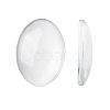 Transparent Glass Cabochons GGLA-R022-25x18-1