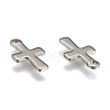 Tarnish Resistant Cross Stainless Steel Charms Pendants X-STAS-Q168-07-2