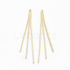 Brass Chain Tassel Big Pendants X-KK-Q762-002G-NF-1