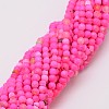Natural Fire Crackle Agate Beads Strands X-G-G882-4mm-B04-5-1