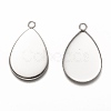 Non-Tarnish 304 Stainless Steel Pendant Cabochon Settings STAS-I176-06B-1