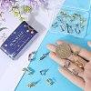 24Pcs 6 Styles 304 Stainless Steel Clip-on Earring Converters Findings STAS-SC0006-79-3