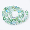 Synthetic Moonstone Beads Strands G-S283-6mm-M1-3