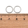 Tarnish Resistant 304 Stainless Steel Saw Cut Open Jump Rings STAS-N015-04-10x1mm-5