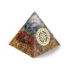 Orgonite Pyramid Resin Energy Generators DJEW-D013-04C-2