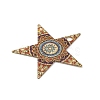 Geometric Alloy Sheet Printed Pendant Earrings Accessories LS-PALLOY-E139-01G-02-2