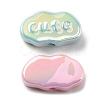 UV Plating Acrylic Beads X-OACR-R261-14-2