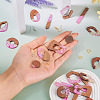 DIY Two Tone Dangle Earring Making Kit DIY-TA0009-01A-6