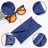 2Pcs 2 Colors PU Imitation Leather Envelope Glasses Bag FIND-GA0002-73-8