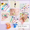 12Pcs 4 Colors Silicone Focal Beads JX755A-6