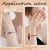 DIY DIY Natural & Synthetic Mixed Gemstone Round Beaded Stretch Bracelet Making Kit DIY-SC0024-65-5