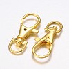 Alloy Swivel Lobster Claw Clasps E168-G-2