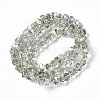 Transparent Electroplate Glass Beads Strands EGLA-L043-FR02-3