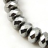 Non-magnetic Synthetic Hematite Beads Strands G-E166-1B-1