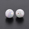 Opaque Acrylic Beads TACR-S154-10F-09-5