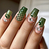 Stainless Steel DIY Nail Art Templates MRMJ-WH0092-098-4
