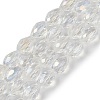 Transparent Electroplate Glass Beads Strands LS-EGLA-N013-T4mm-B01-1