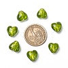 Handmade Silver Foil Glass Beads X-FOIL-R050-12x8mm-7-7