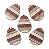 Wenge Wood & Sandalwood & White Ash Pendants WOOD-F013-06-1