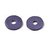 Flat Round Handmade Polymer Clay Beads CLAY-R067-12mm-04-7
