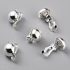 Brass Clip-on Earring Findings X-KK-O131-03S-A-1