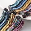 Electroplate Non-magnetic Synthetic Hematite Beads Strands G-F300-17C-1
