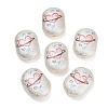 Textured Opaque Acrylic Beads AC-CBA36B6-09A-1