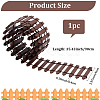 1Pc Wood Fence Ornaments AJEW-SP0003-86-2
