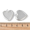 Non-Tarnish 304 Stainless Steel Locket Pendants STAS-K192-09P-01-3