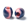 Two Tone Resin European Beads RESI-U008-06C-1