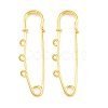 Iron Safety Pins Brooch Findings IFIN-Z005-02G-02-1