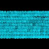 Synthetic Luminous Stone Beads Strands G-C086-01A-04-5