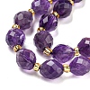 Natural Amethyst Beads Strands G-N342-54-4