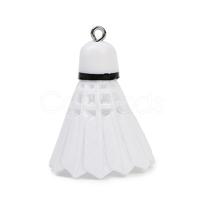 Sport Theme Resin Pendants RESI-I063-01C-1