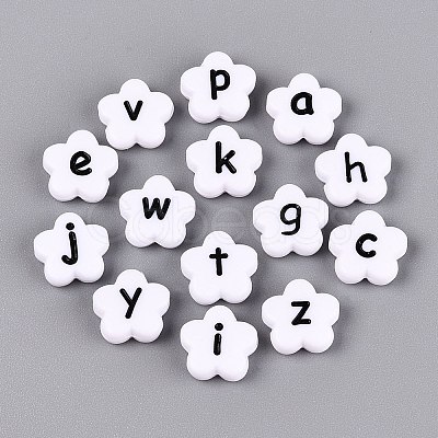 Opaque Acrylic Beads SACR-Q001-17B-1