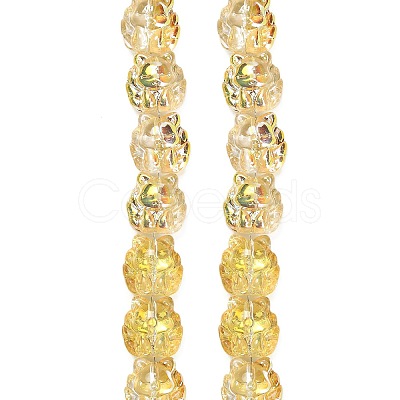 Electroplate Glass Bead Strands EGLA-H110-01HP-01-1