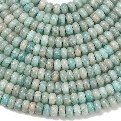 Natural Amazonite Beads Strands X-G-L635-A35-4x2mm-1