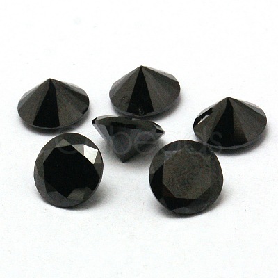 Diamond Shape Grade A Cubic Zirconia Cabochons ZIRC-M002-7mm-008-1